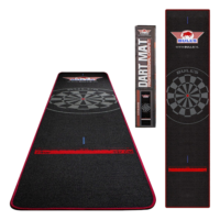 Bull's - Carpet Dartmat 300x65cm (Zwart/Rood)