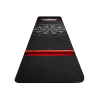 Bull's - Carpet Dartmat + Oche 300x65cm (Zwart/Rood) - Afbeelding 2