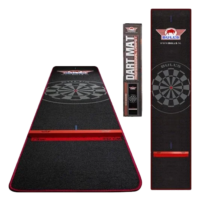 Bull's - Carpet Dartmat + Oche 300x65cm (Zwart/Rood)