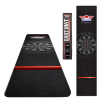 Bull’s – Carpet Dartmat + Oche 300x65cm (Zwart/Zwart)