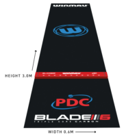 Winmau - Pro Zone Precision PVC Dartmat + Oche - Afbeelding 2